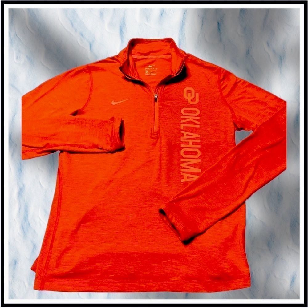 Oklahoma Nike OU Red 1/4 Zip Jacket Inv #T1#2406